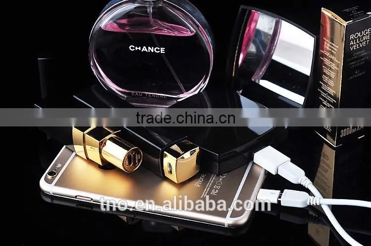 custom 3000mah Channel powder box power bank
