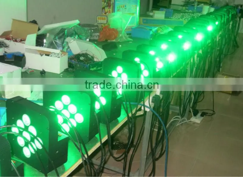 9pcs 3W RGB 3 in 1 Led Par Light Led Par64 Stage DJ Lighting