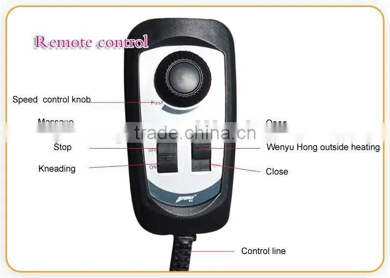 comfortable knocking kneading lumbar back massage cushion