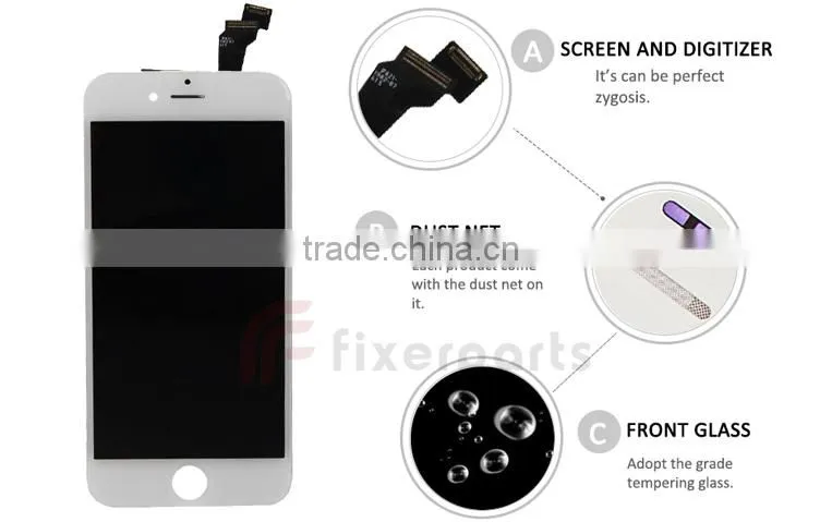 Factory supply cell phone parts for iphone 6 , for iphone 6 lcd screen