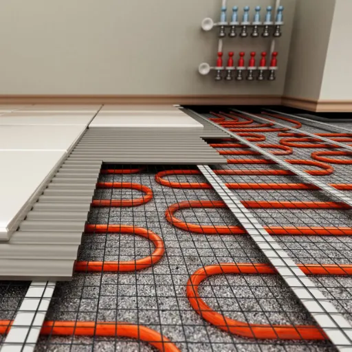 underfloor heating installation