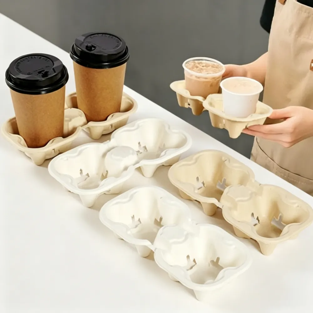 molded-pulp-cup-carrier-assorted-coffee-shop