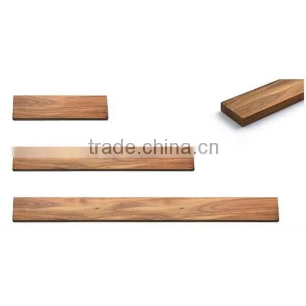 Best Storage Strip New polished wood magnetic knife bar 16''(400x65x20mm) wooden cover knife magnet bar