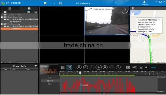 GPS 3G 4ch MDVR Vehicle mobile DVR with free CMS software CE certificate