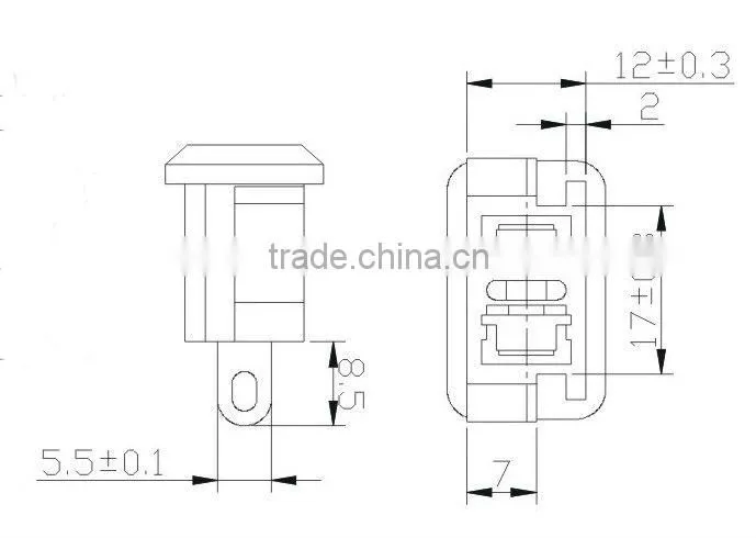 American 15A 125V industrial socket lamp socket