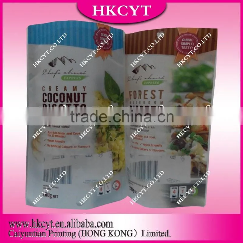 stand up pouch plastic bag type and feature incence tobacco packaging pouches