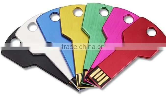 Slivery Key Shaped 4GB usb Lightweight Thumb Pen Drive Flash Disk