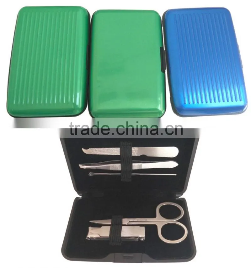 new products manicure set in leather cases
