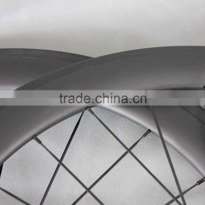 super light tubular carbon wheels road bike bicycle wheelset 56mm tubular ican 2016 new wheels W56T