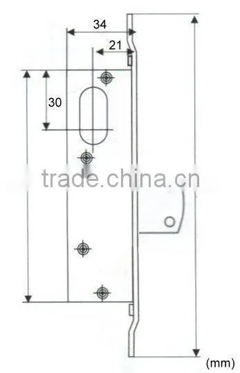 Swing Up Deadbolt Lock