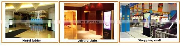 55" museum multimedia digital signage displays indoor signage