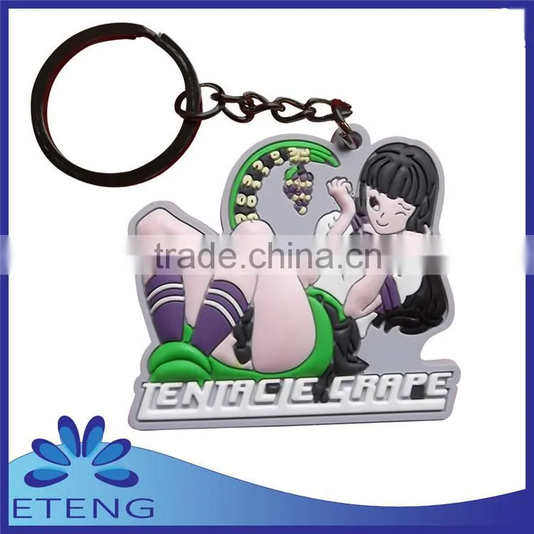 Durable custom pvc keychain For Promotion Item