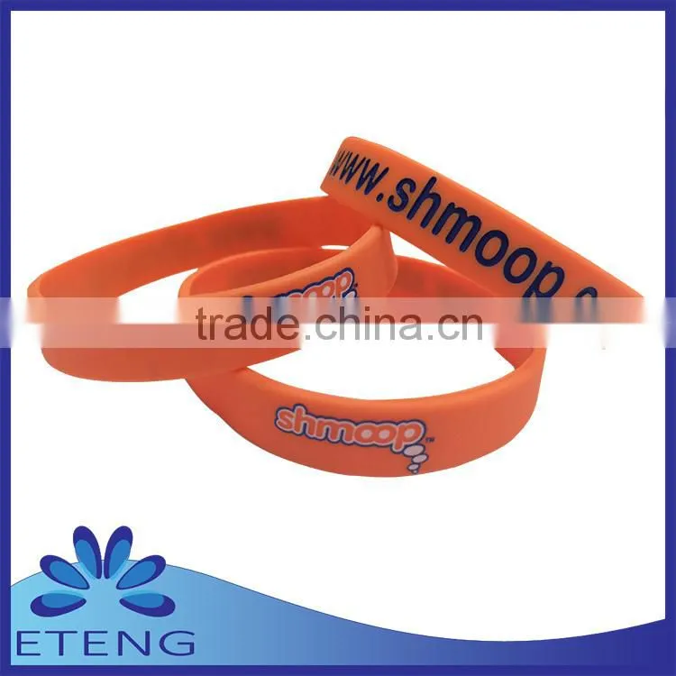 2016 new promotional silicone wristband for give away