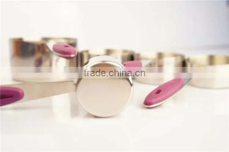 High quality stainless steel stackable measuring cups