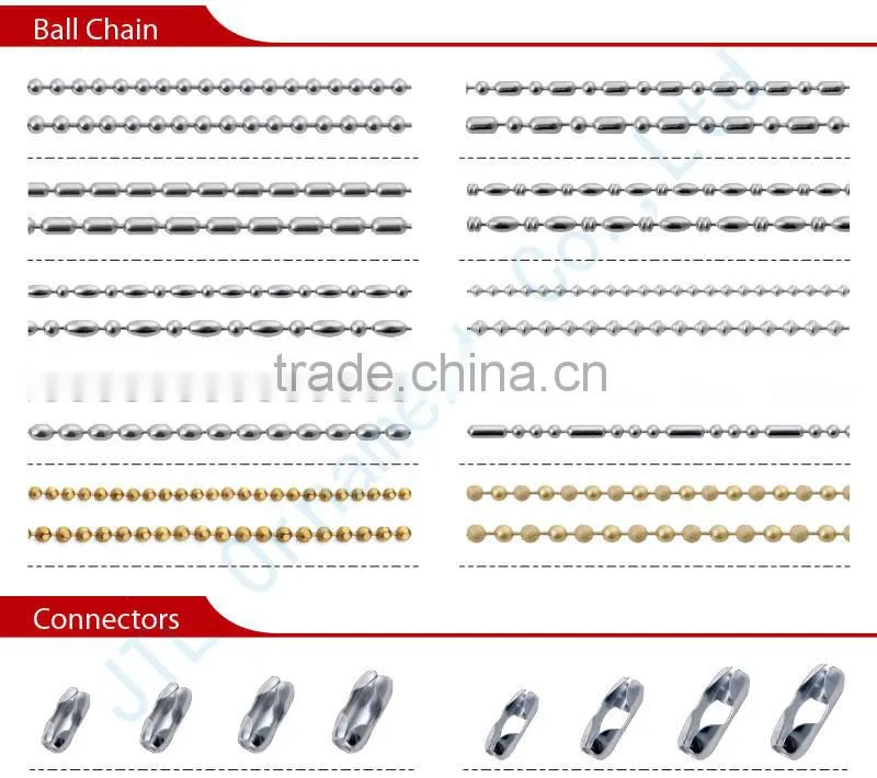 promotion metal ball chain necklaces