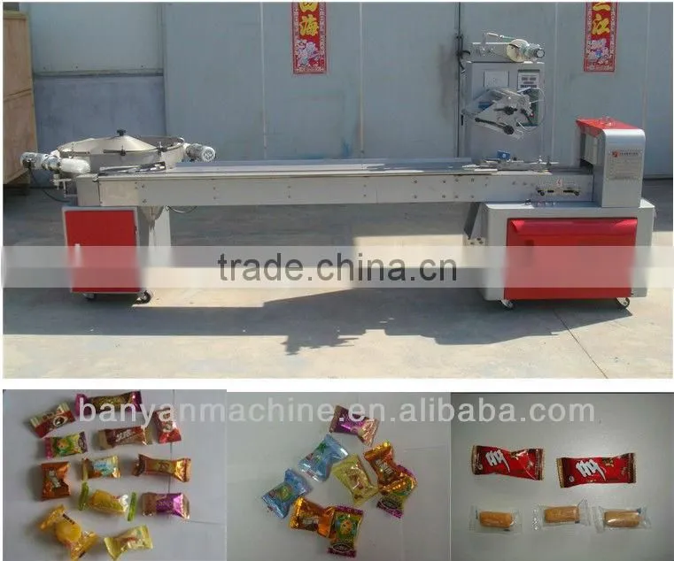 Best Quality Automatic Special Candy Horizontal Flow Packaging Machine0086-18516303933