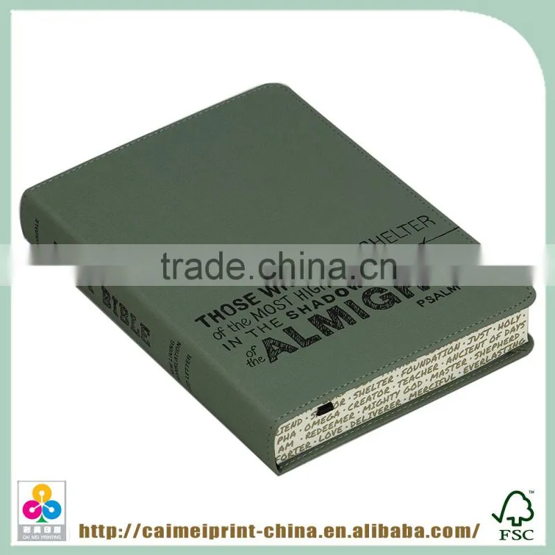 china shenzhen high quality custom leather bound pantone color book printing