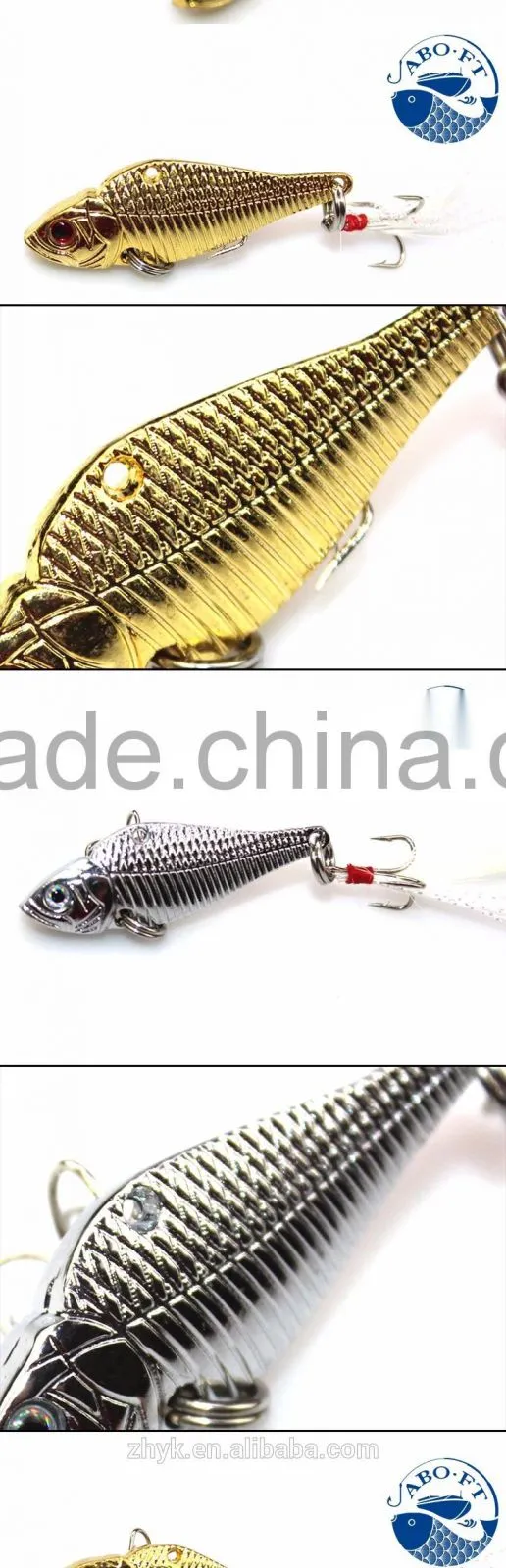 2016 wholesale price newest fast sink 5cm 12.5g VIB flash fishing bait
