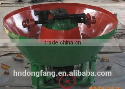 New type and durable Gold wet pan mill machine