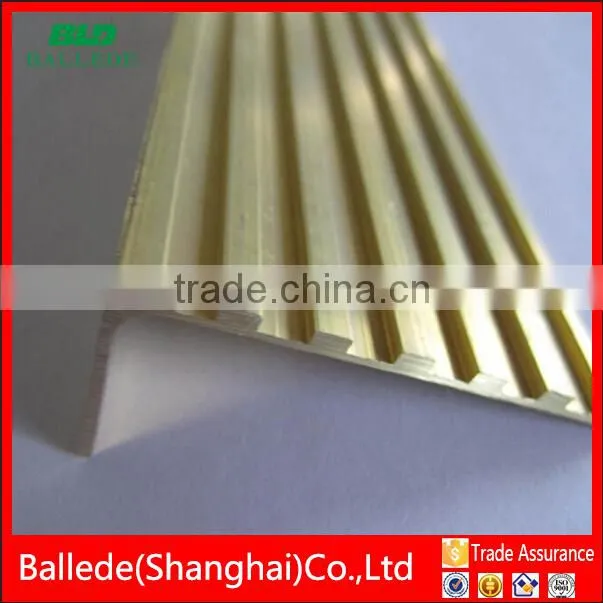 Safety Curved brass Tile Edging Stair Nosings