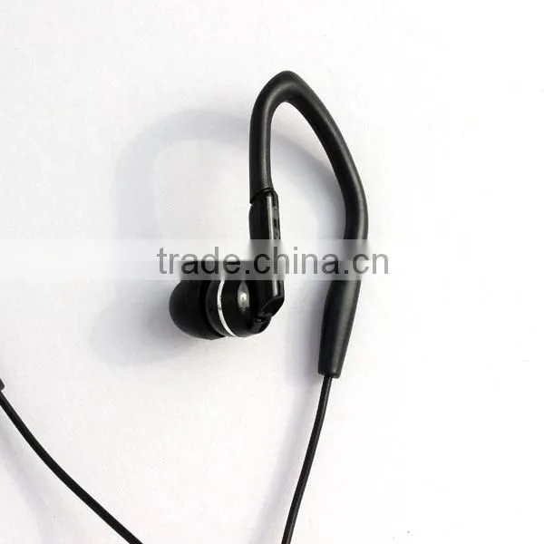 2014 product new super bass stereo fashion mp3 mobile phone sport earhook headphones china factory manufacturer