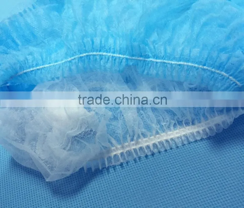 disposable non-woven nurse cap/bouffant cap/clip cap