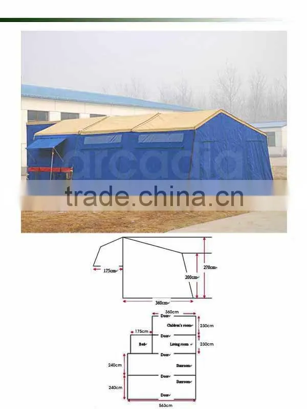 Arcadia polycotton ristop camper trailer tent