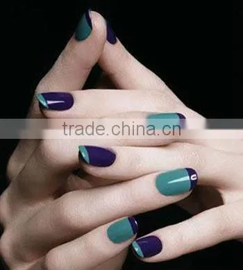 french manicure tape nail tip guide