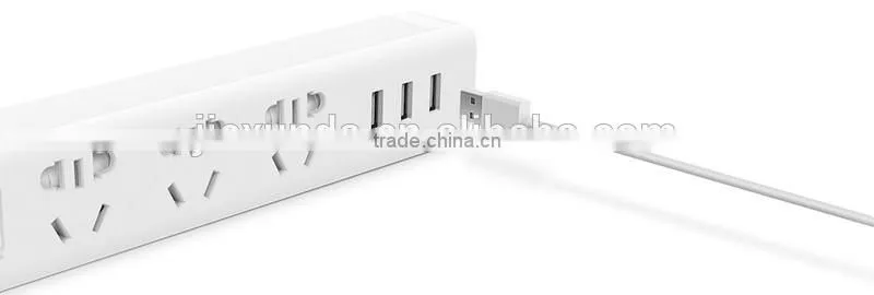 Original Xiaomi Powerstrip Outlet Socket 3 USB Standard Extension Socket Plug for Xiao mi patch board power strip