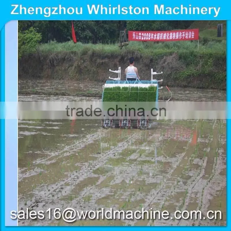 High efficiency 8 rows riding type agriculture rice planter machine price