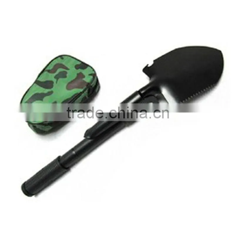 Camping portable multifunction folding shovel with bottle opener