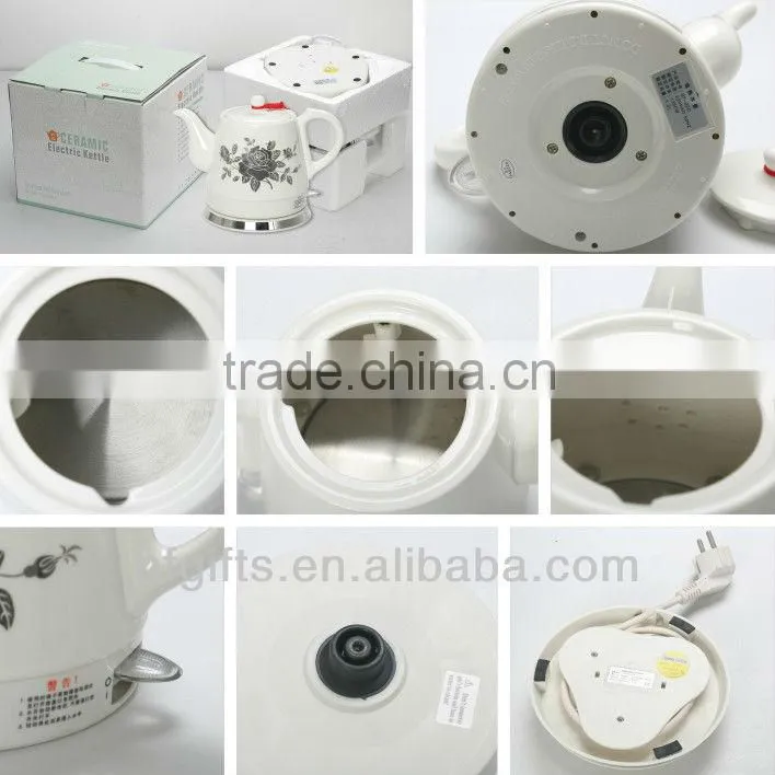 grape design ceramic electric kettle-