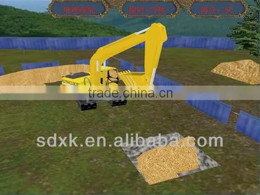 Excavator simulator Construction machine operation training kit XK-EVST1 Excavator virtual simulation training system