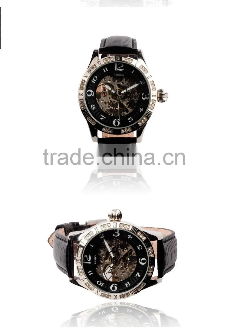 2015 oulm lady watch, colorful unisex watch, mechanical watch made in china