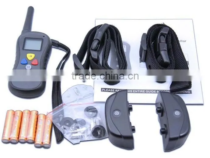 2016 Big LCD display&300 meters range Remote Dog Training Collar