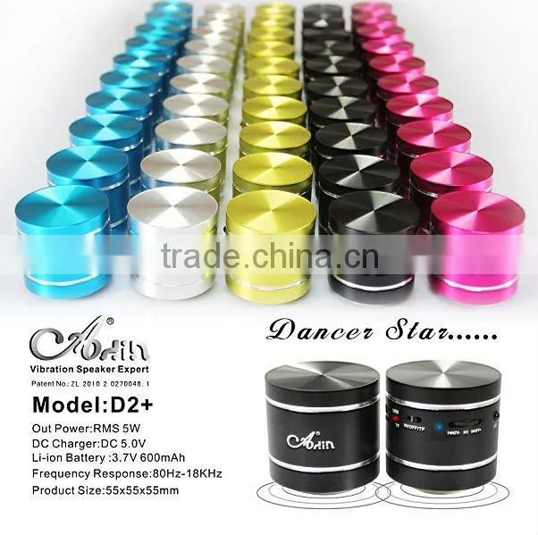 USB Vibration Speaker support TFcard and FM radio function