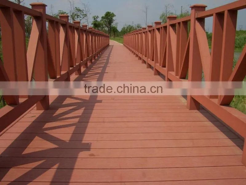 wpc crack-resistant decking for green garden buildings
