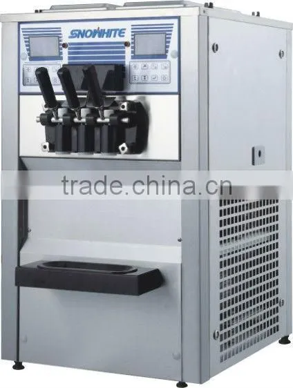 dual main refrigeration system ice cream maker table soft serve freezer