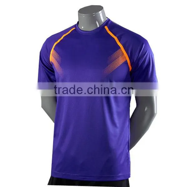 Purple soccer shirt training jersey warm up shirt for sale