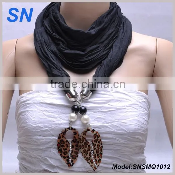 butterfly pendant jewelry scarf autumn and spring scarf for ladies