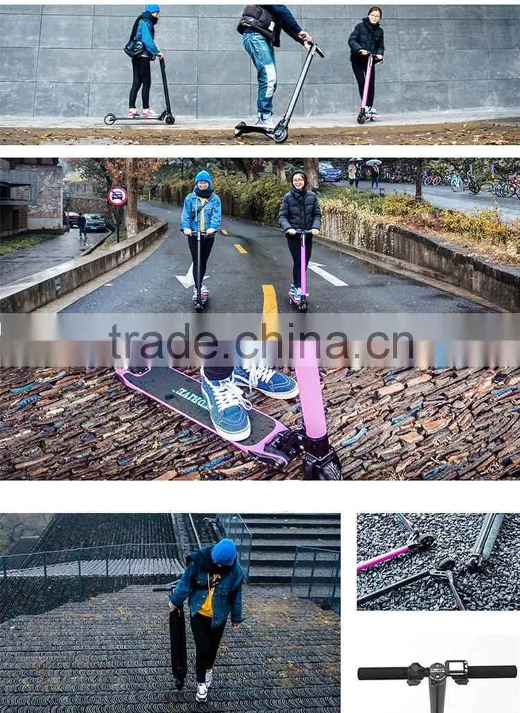 New Fashion Design Light Weight Foldable Electric Scooter 5 Inch Wheel Carbon Fiber Material Portable Mobility Scooter
