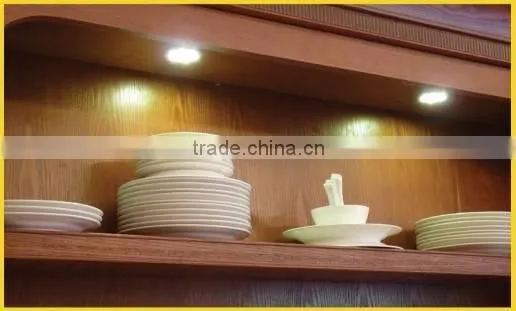 2014 top quality products aluminum 3*2w round led cabinet light, SMD2835 under cabinet lights