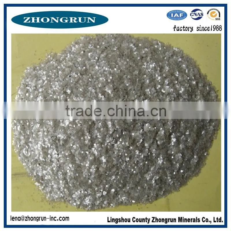 factory bulk price silver raw mica powder mica flake for different use