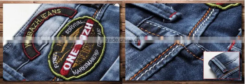 High Quality New Fashion Designer Jeans Men Distrressed Casual Denim Mens Jeans