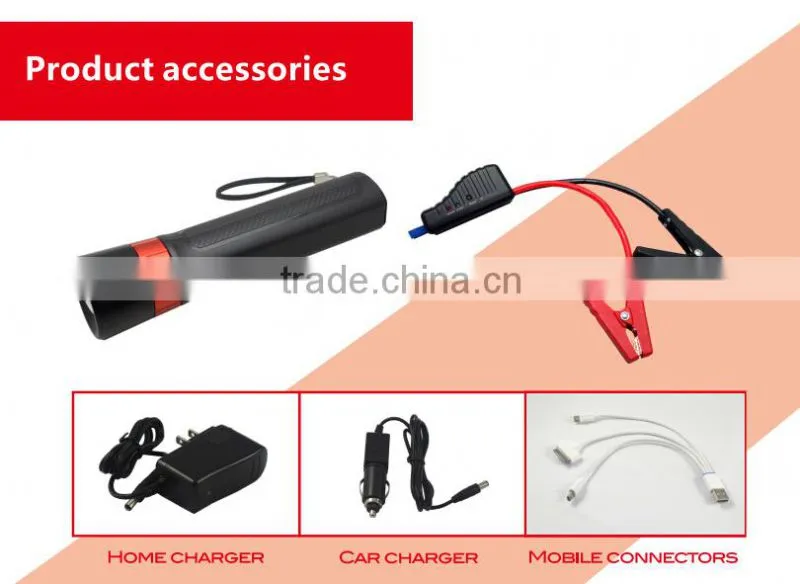 CARKU Epower car Jump starter 3w Torch light battery for laptop ,mobile phone,ipad