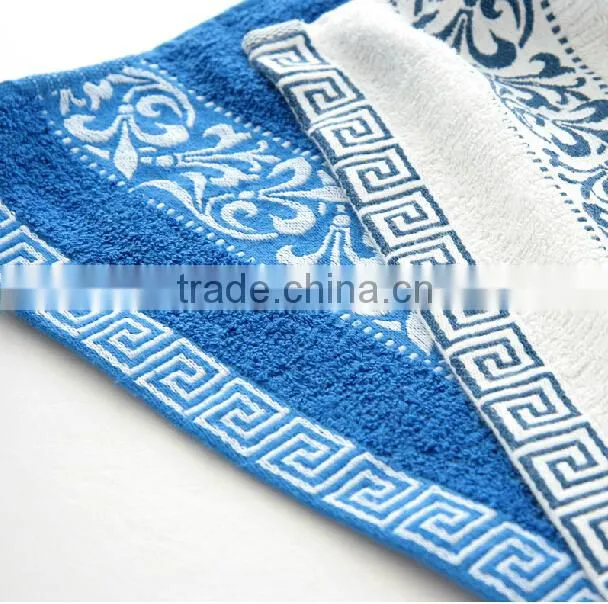 100% bamboo fiber towel textile comfortable colorized face towel