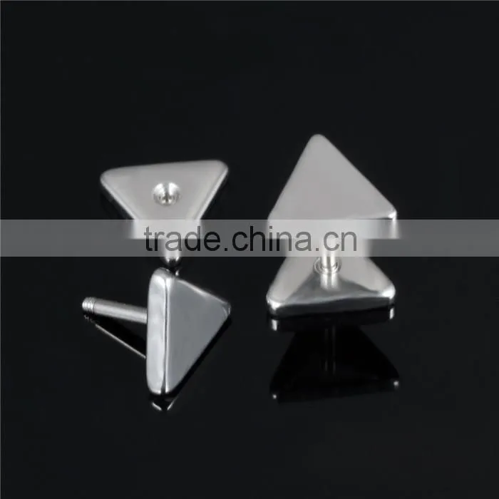 Latest wholesale 316L stainless steel muslim jewelry gold earring