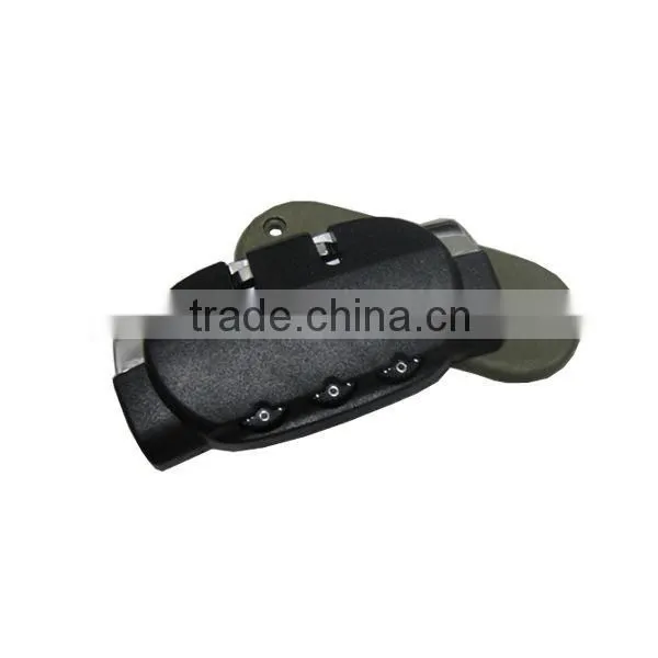 China 3 digital security code lock for leather bag