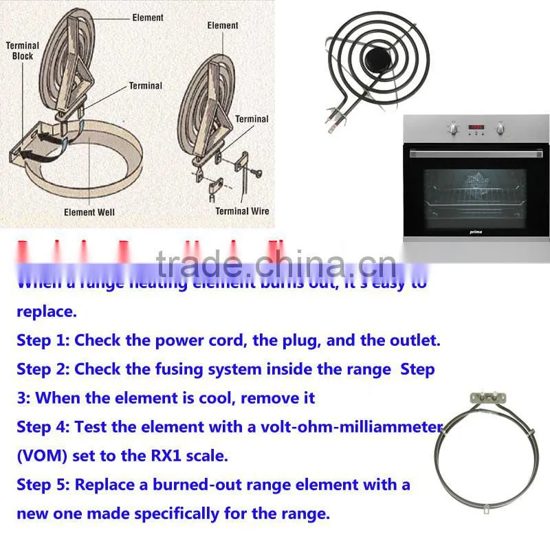 Whirlpool Circular Fan Oven Heating Element 2000W