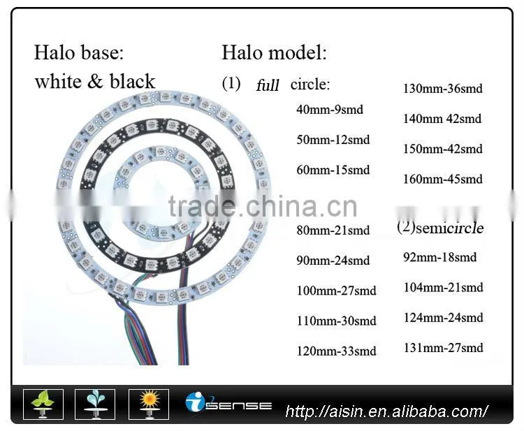 2014 NEW! Ring angel eyes 50mm 5050smd